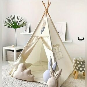 White Kids Teepee Tent